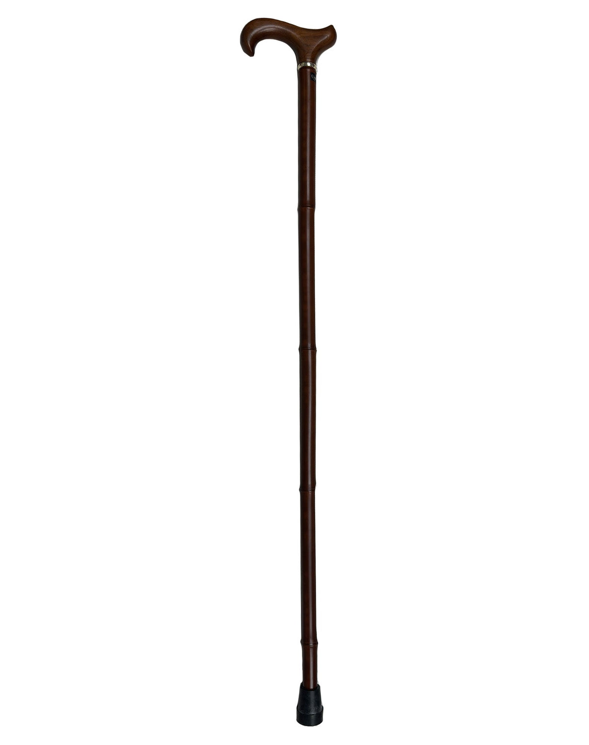 Bamboo Shaft Cane: Elegant Design, Black Beechwood Derby