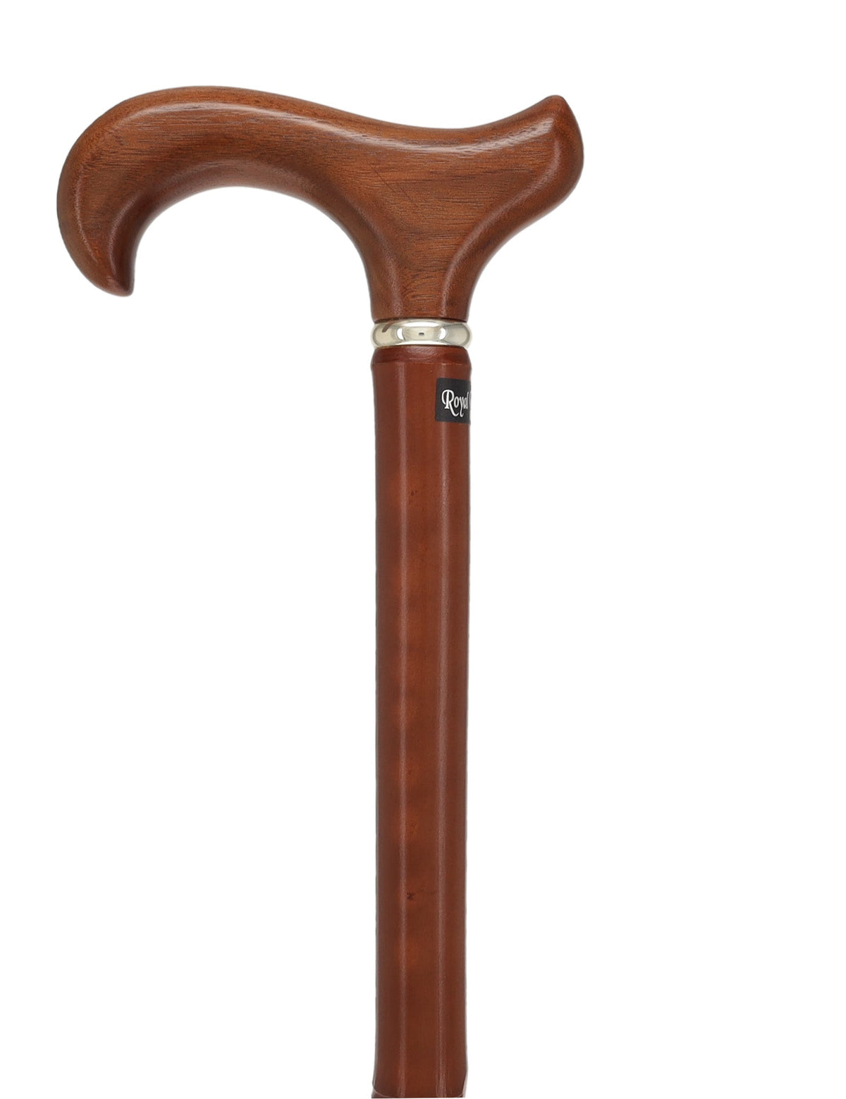 Bamboo Shaft Cane with Walnut Derby Handle: Elegant Design