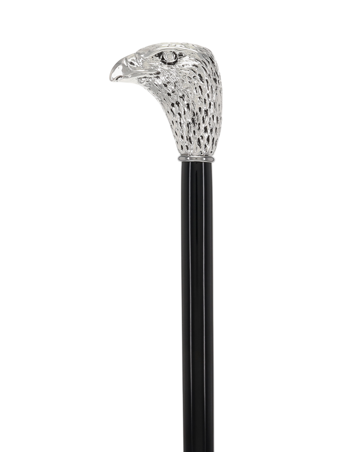 Italian Import:925 silver plating on the Falcon Head Walking Stick