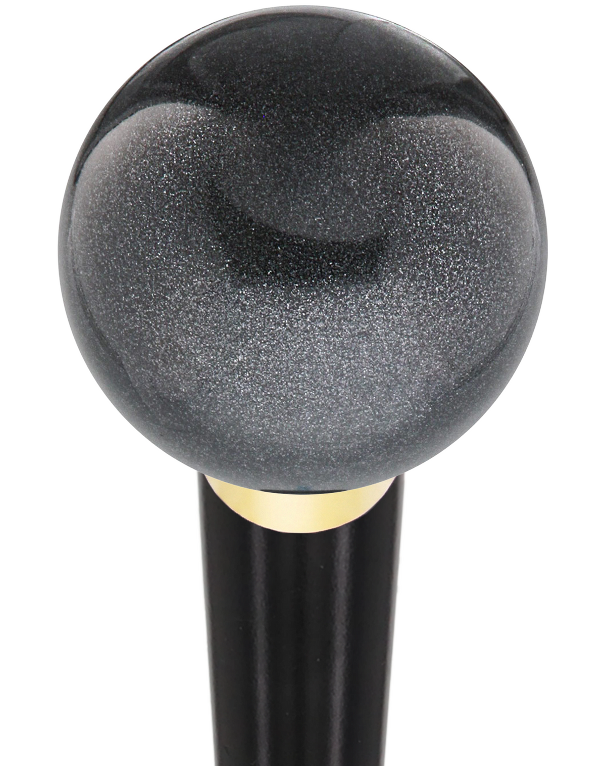 Carbon Graphite Knob Cane - Personalize Wood Shaft & Collar
