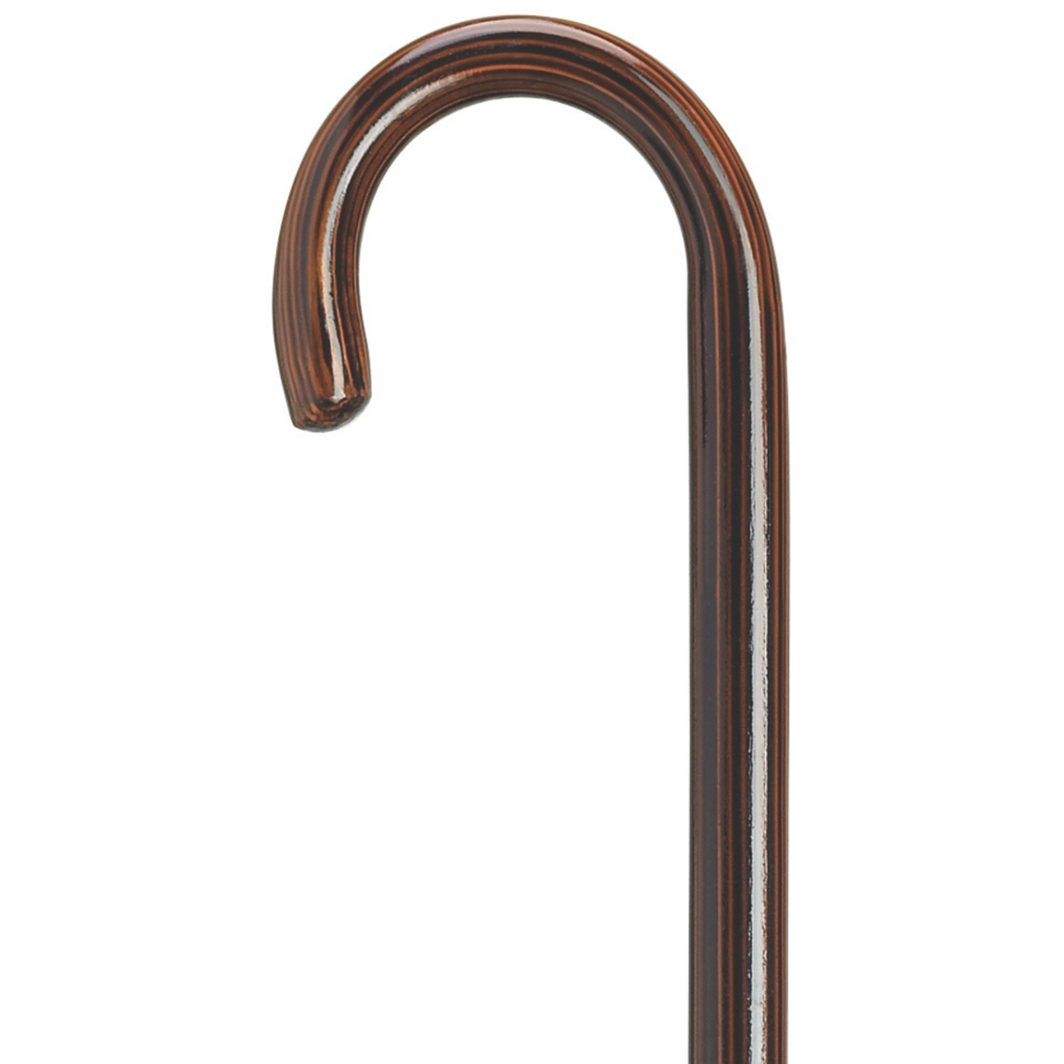 Elegant Ebony Ash Cane - Durable, Faux Finish, USA-Made Support