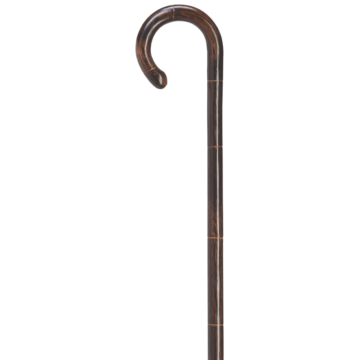 Oak Crook Cane-Stepped & Scorched
