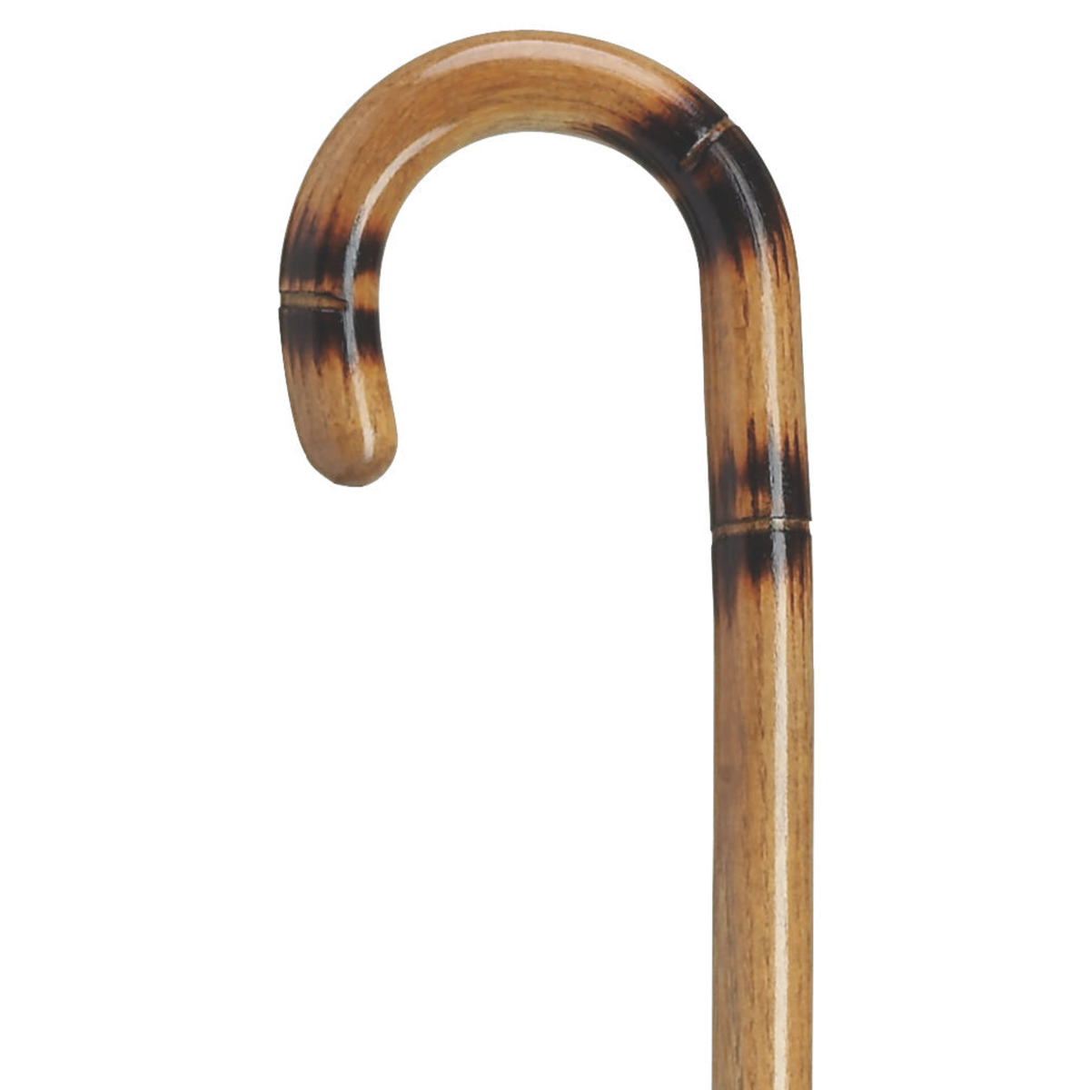 Stepped & Scorched Tourist Cane 3-4"