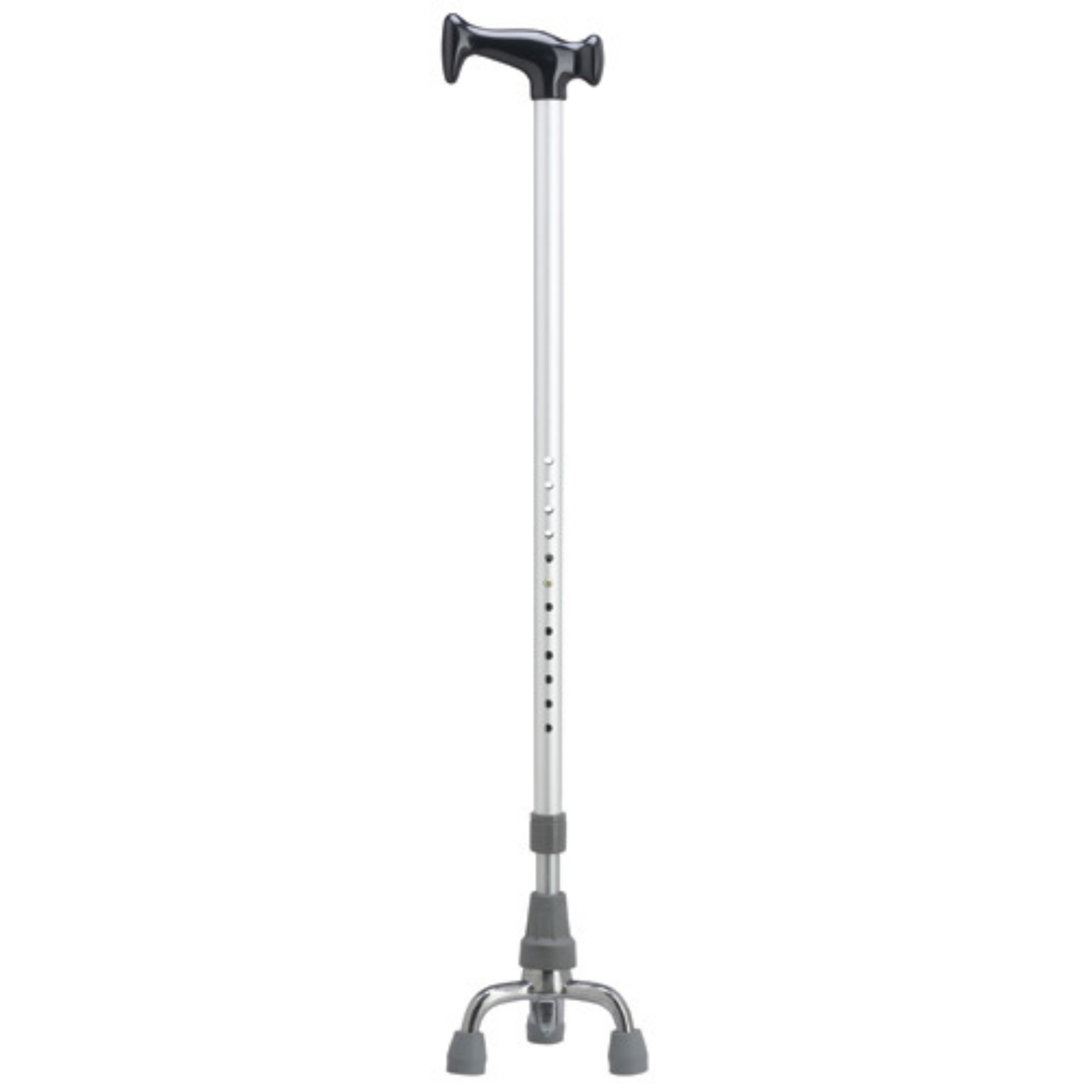 Adjustable J Handle Cane-Swivel Base