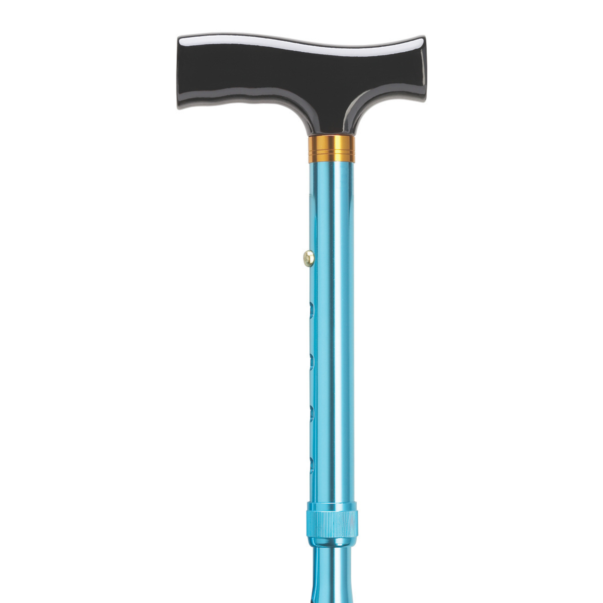 TravelFlex Adjustable Folding Cane with Wood Handle, Support and Stability