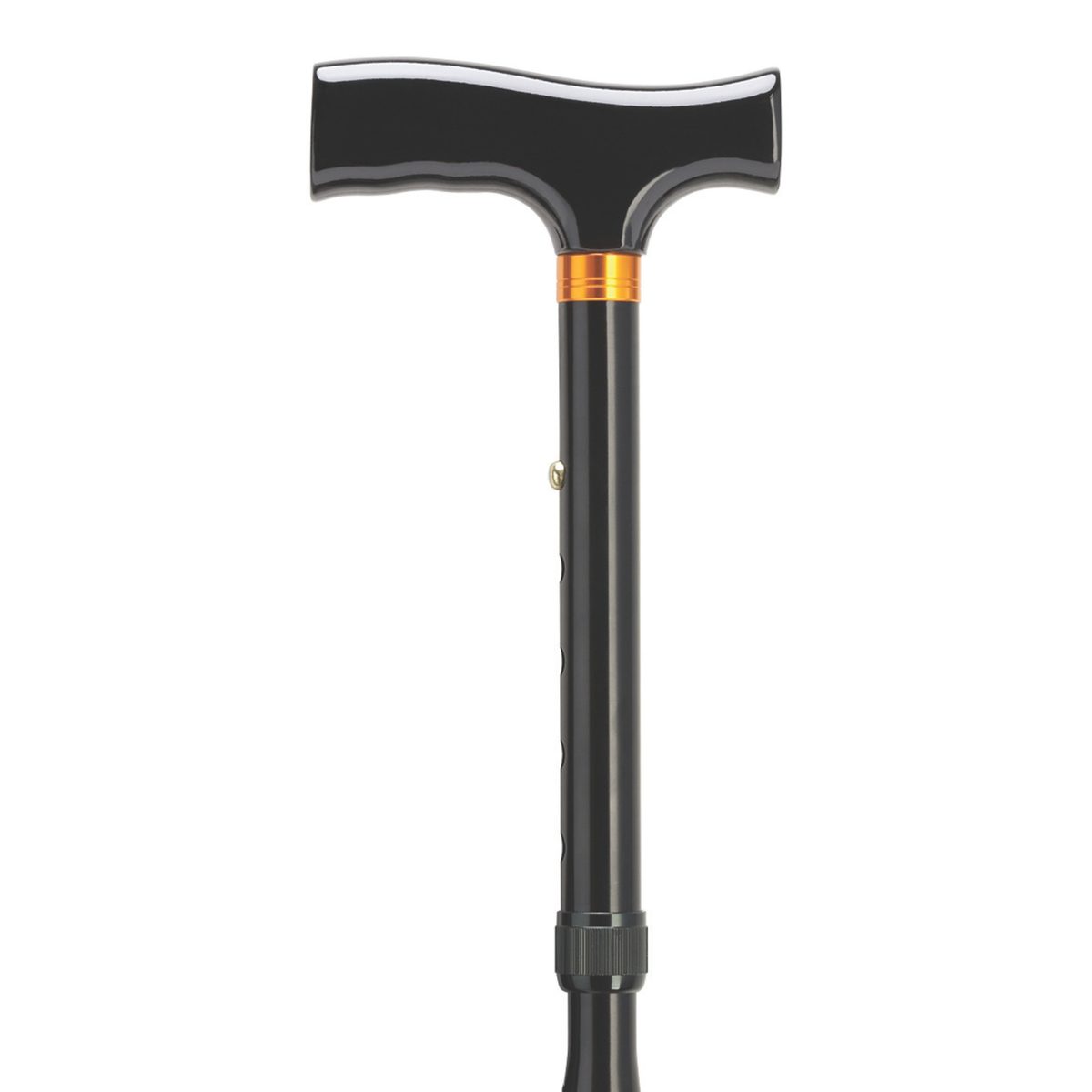 TravelFlex Adjustable Folding Cane with Wood Handle, Support and Stability