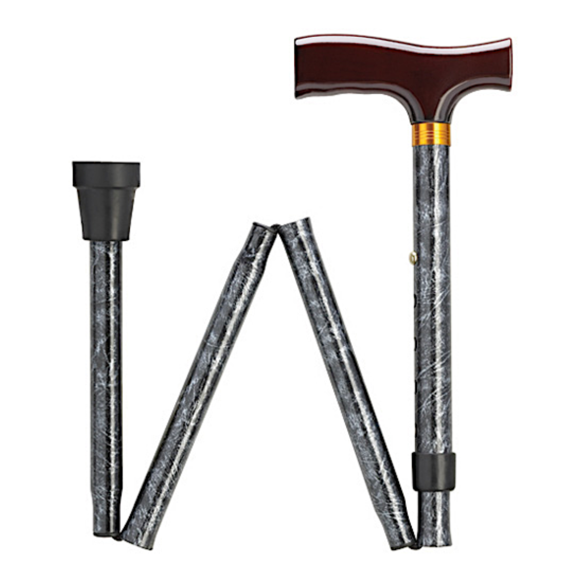 Adjustable Aluminum Folding Walking Cane - 8 Prints, Fashion Styles
