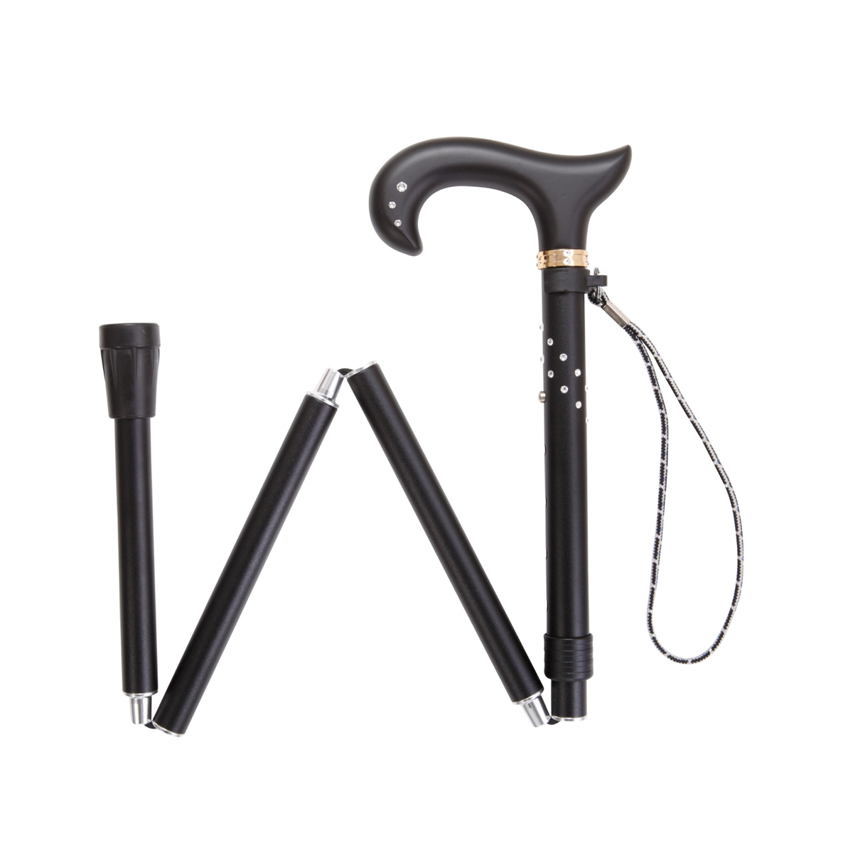 Swarovski Folding Derby Cane