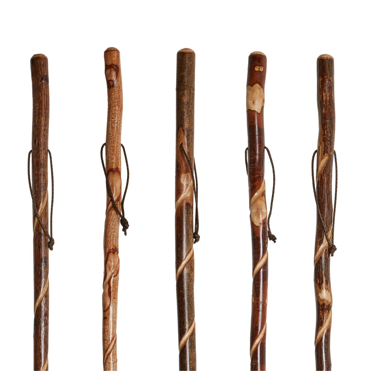 Twisted Vine Handcrafted Hiking Stick - Unique Wood Design, 54
