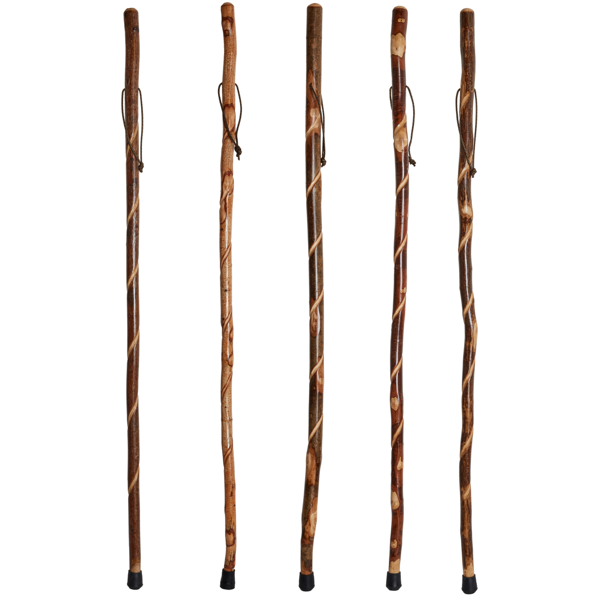Twisted Vine Handcrafted Hiking Stick - Unique Wood Design, 54