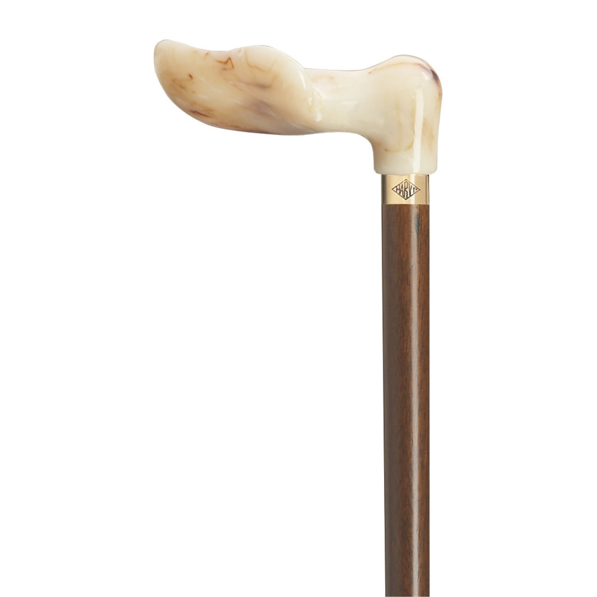 Marbleized Palm Grip walking Cane - Extra Tall
