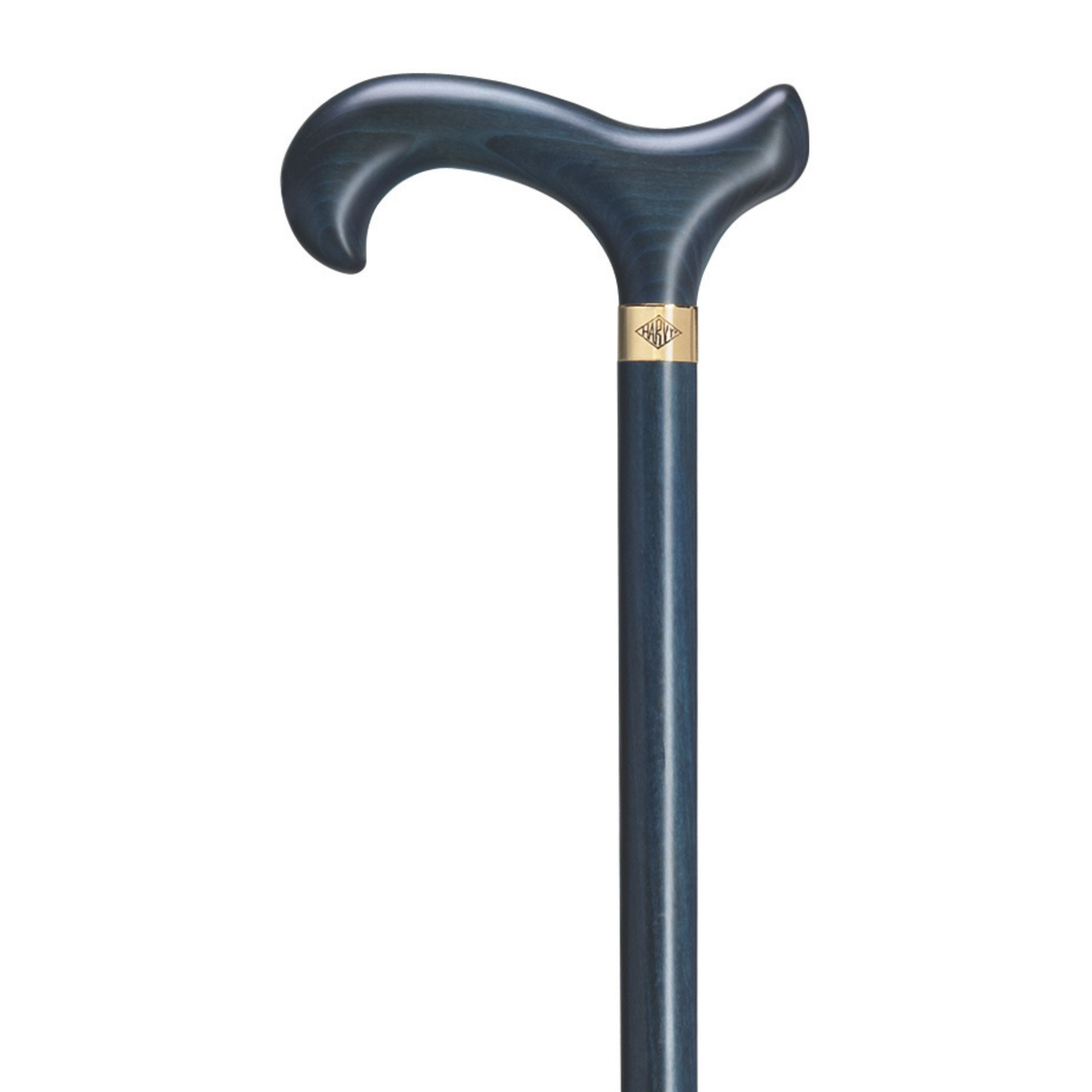 Scorched and Blue Stain Walking Cane