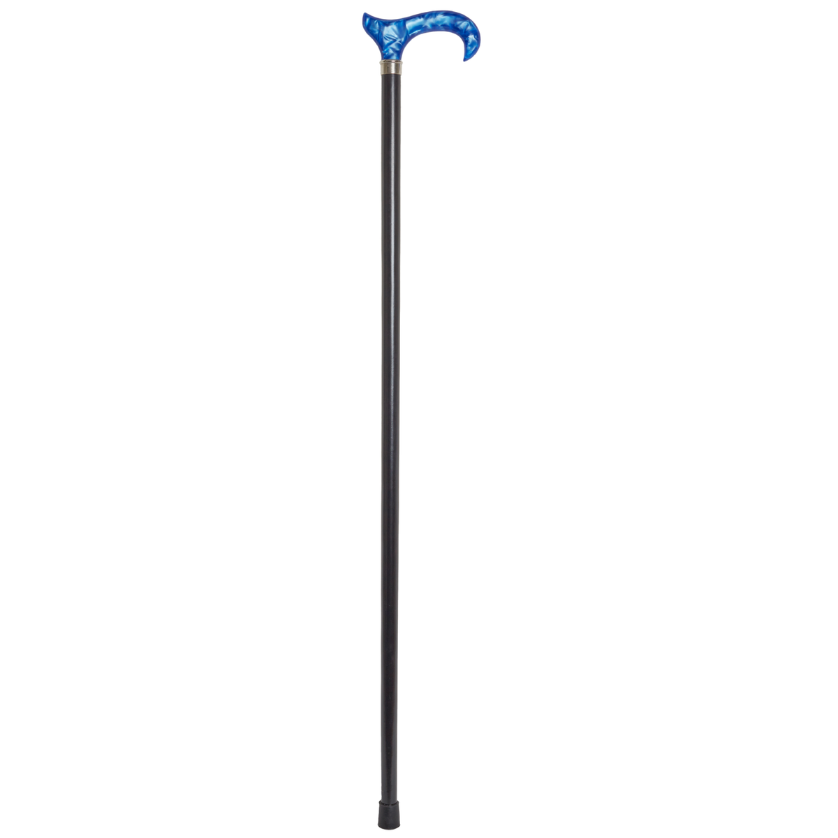 Luster Blue Acrylic Derby Cane - Harvy Canes