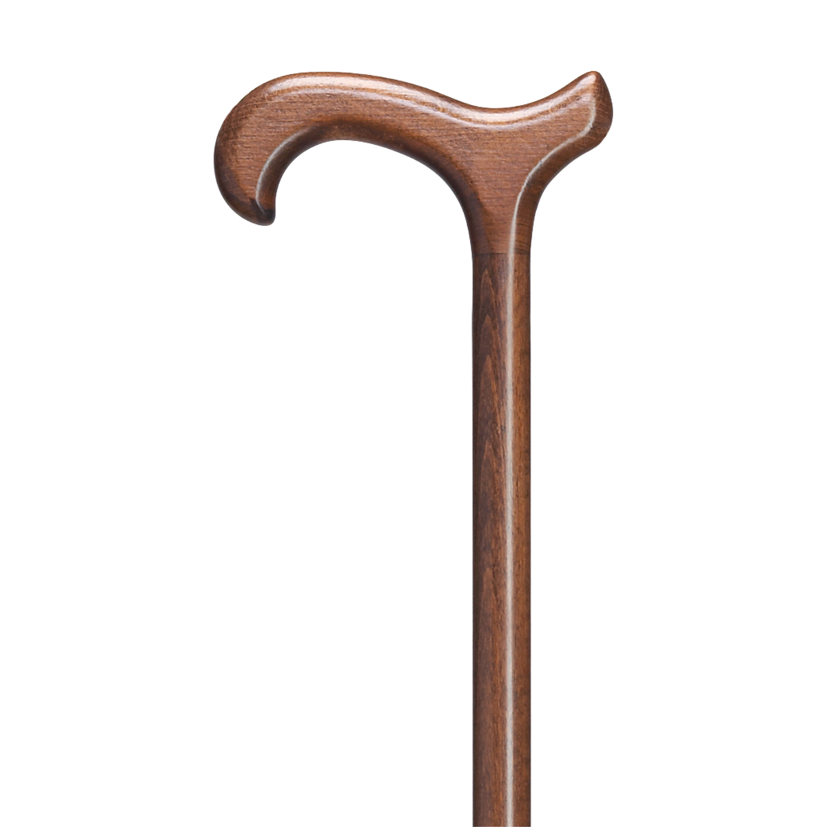Elegant Beechwood Derby Walking Cane - Stylish Support for Women
