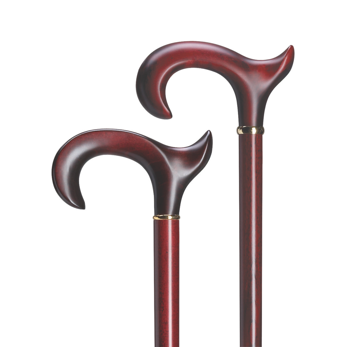 Extra Long Anatomical Derby Cane-Burgundy