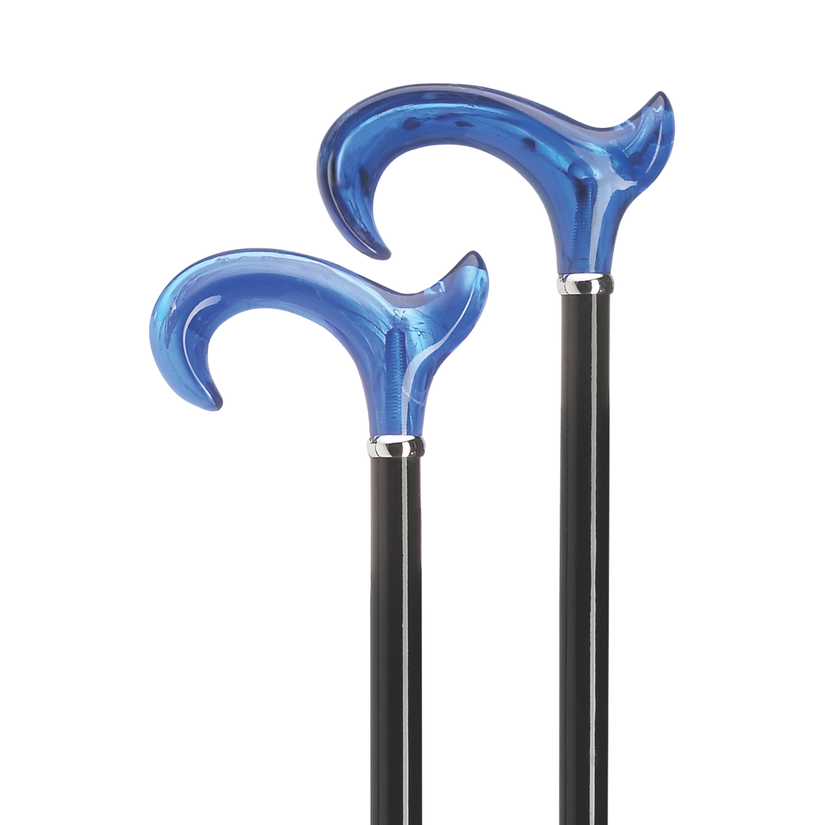Titanic Blue Derby Handle Walking Cane – Elegant German Design