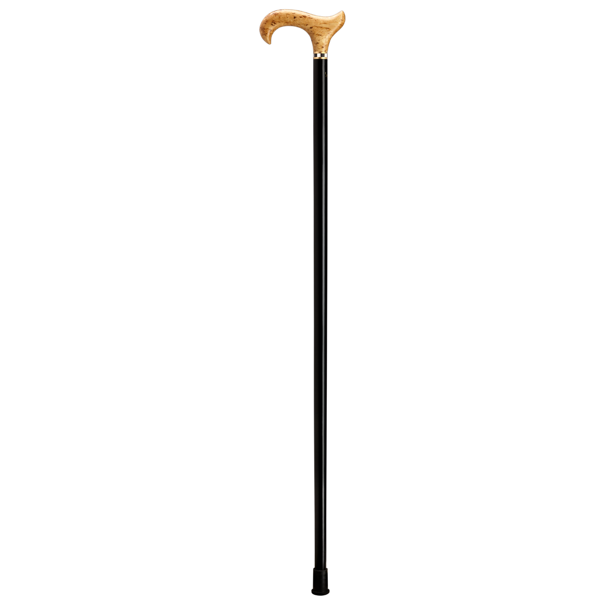 Swedish Birch Luxe Ladies Cane - Elegant Derby Handle & Pearl Inlay