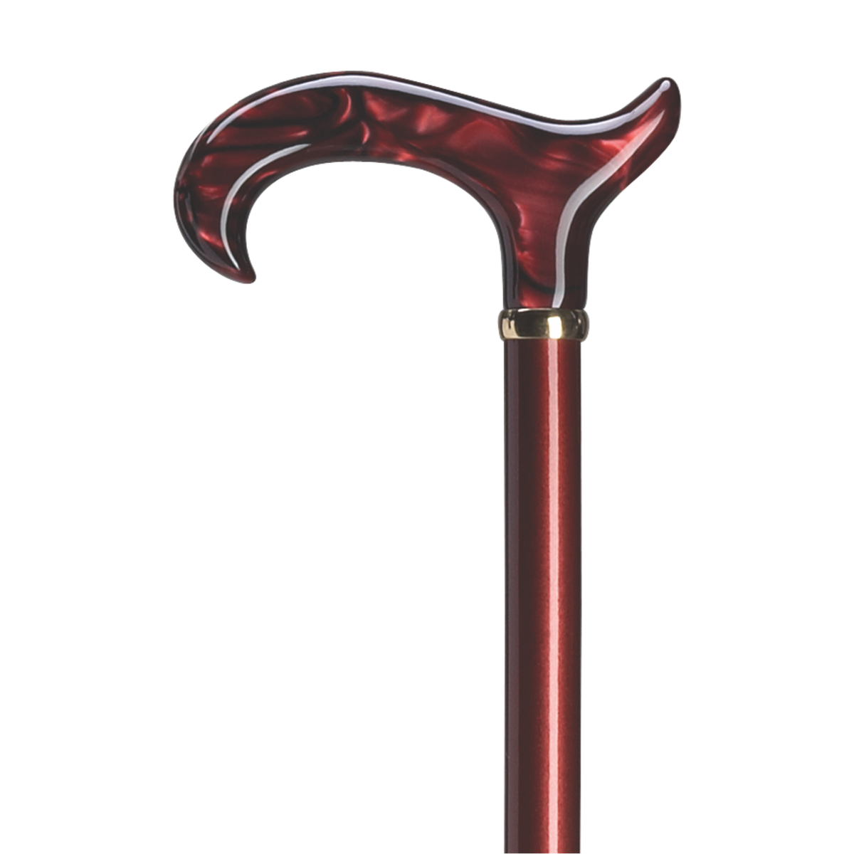 Ruby Pearl Acrylic Walking Cane