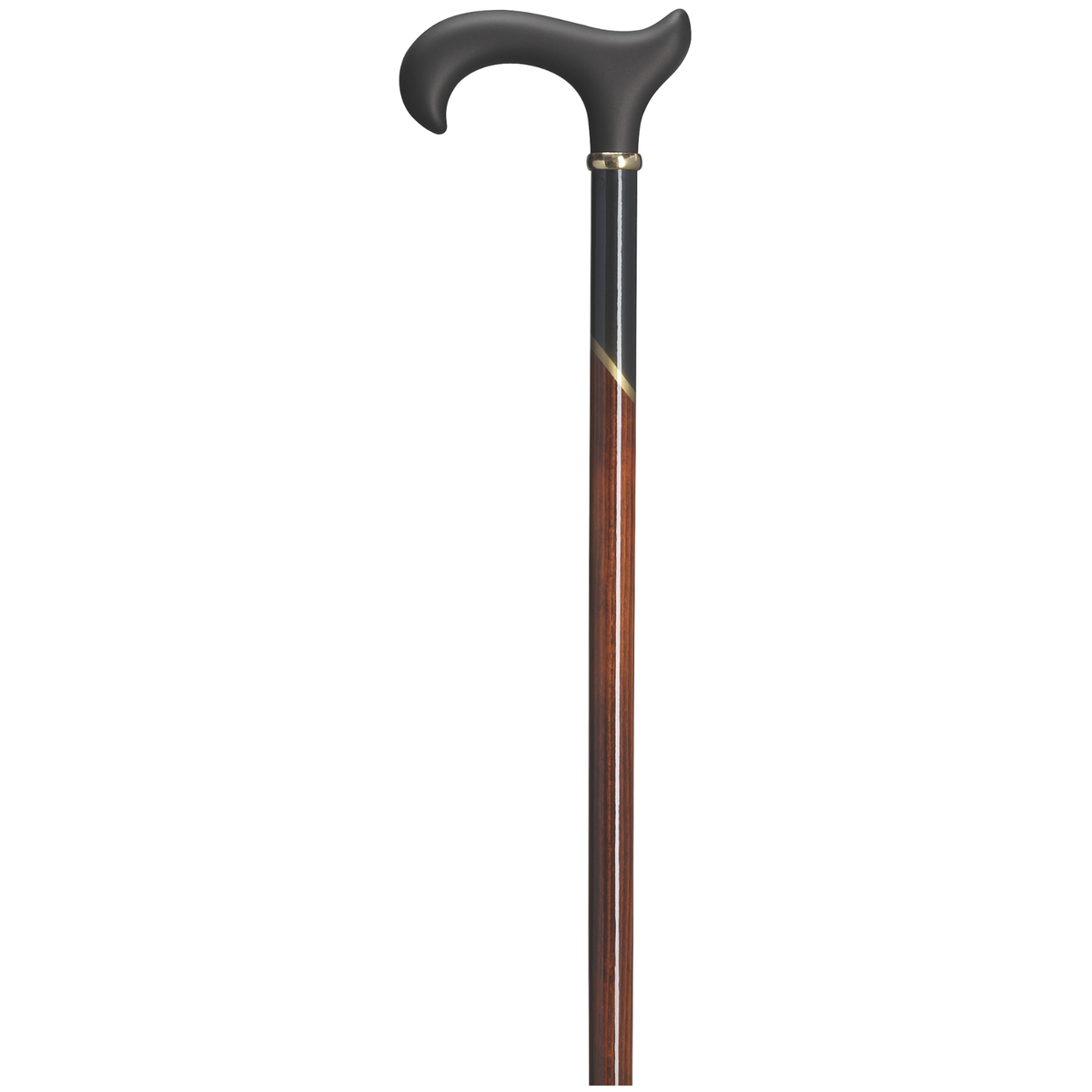 Elegant Ergonomic Derby Cane | Satin Finish, German Craftsmanship