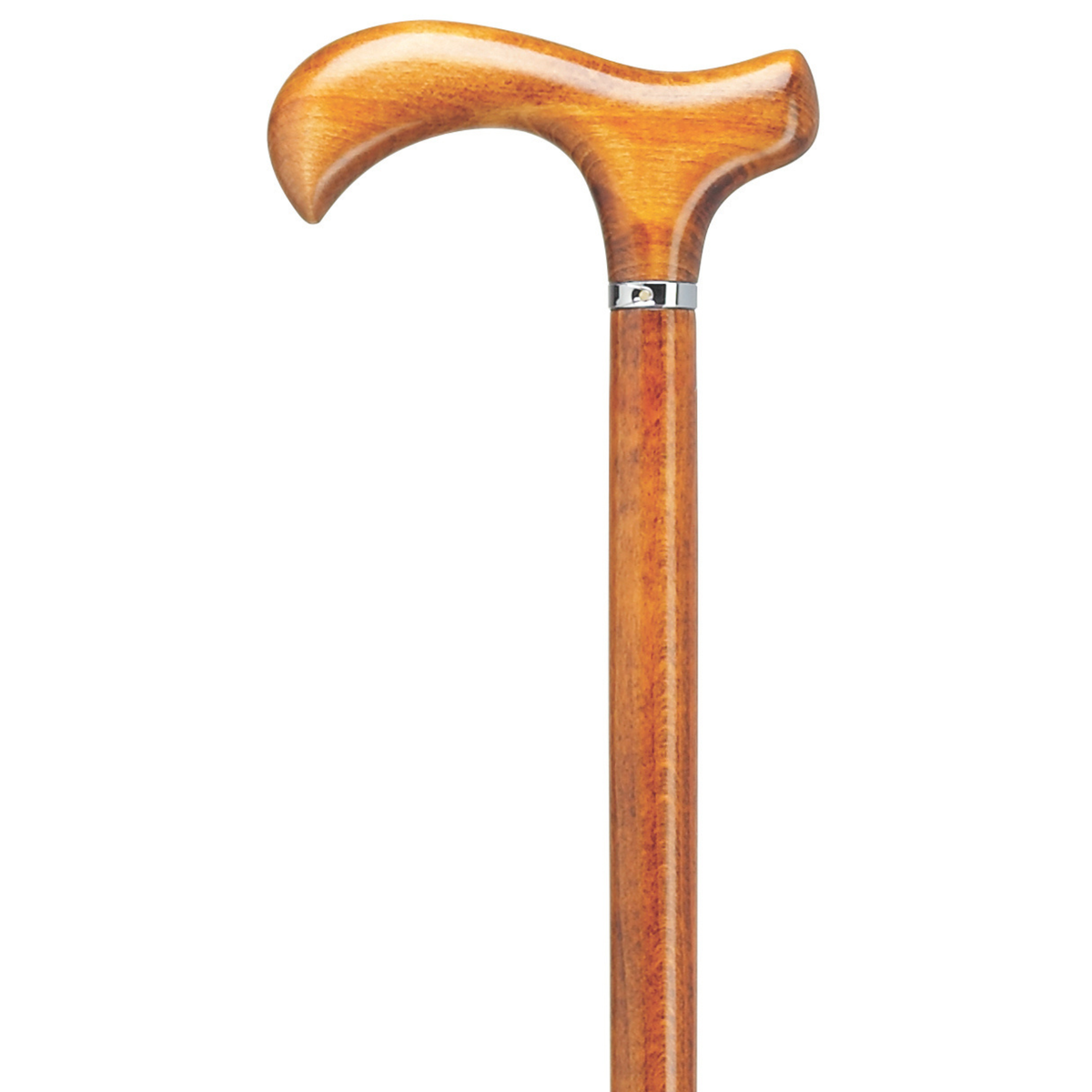 Elegant German Maple Wood Derby Walking Cane