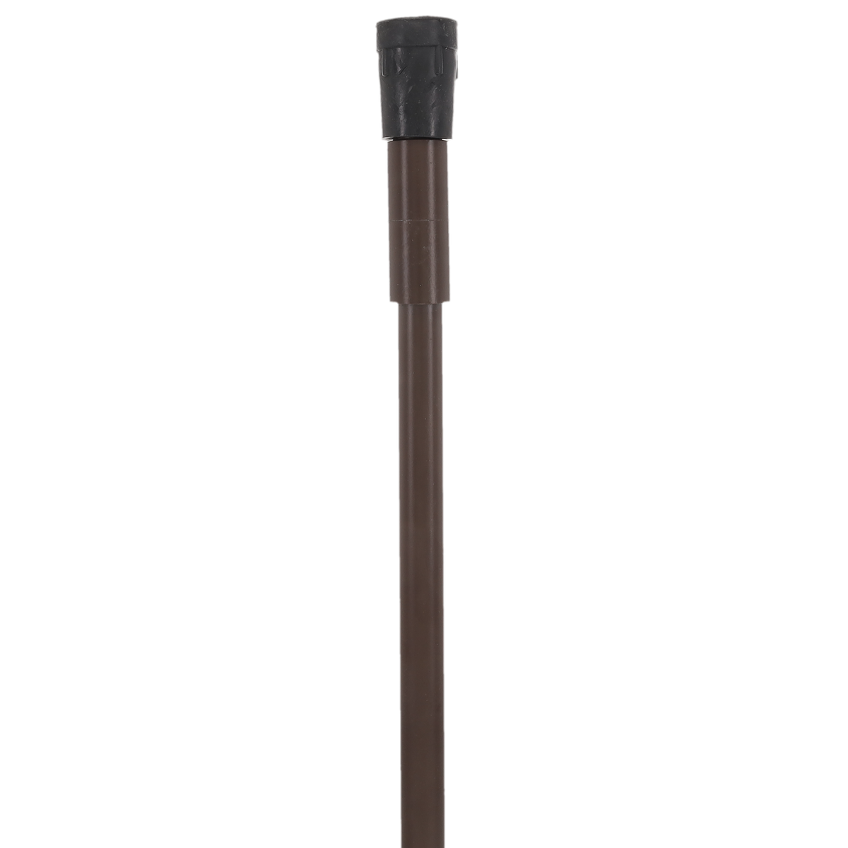 Genuine Leather Brown Cane Handle Chair - Non-Adjustable