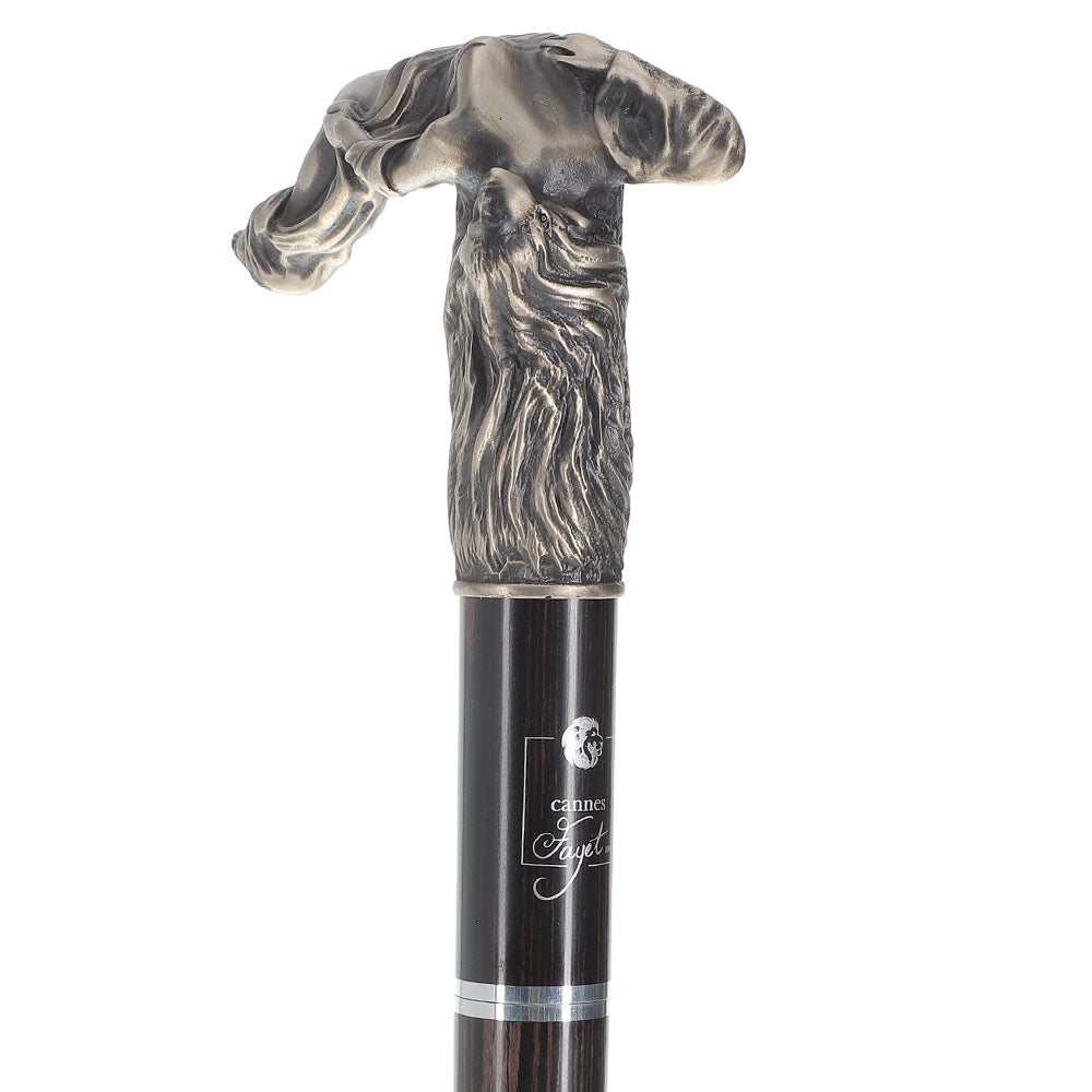 French Aphrodite Sword-Cane: Intricate Design & Stamina Wood