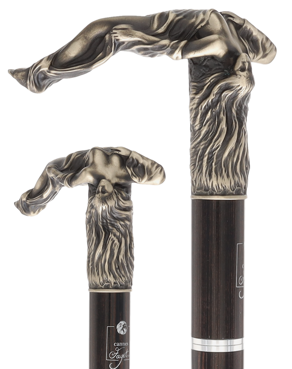 French Aphrodite Sword-Cane: Intricate Design & Stamina Wood