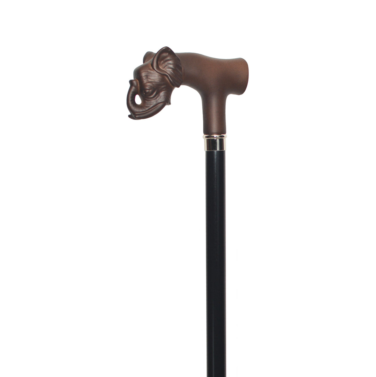 Elegant Italian Elephant Handle Walking Cane