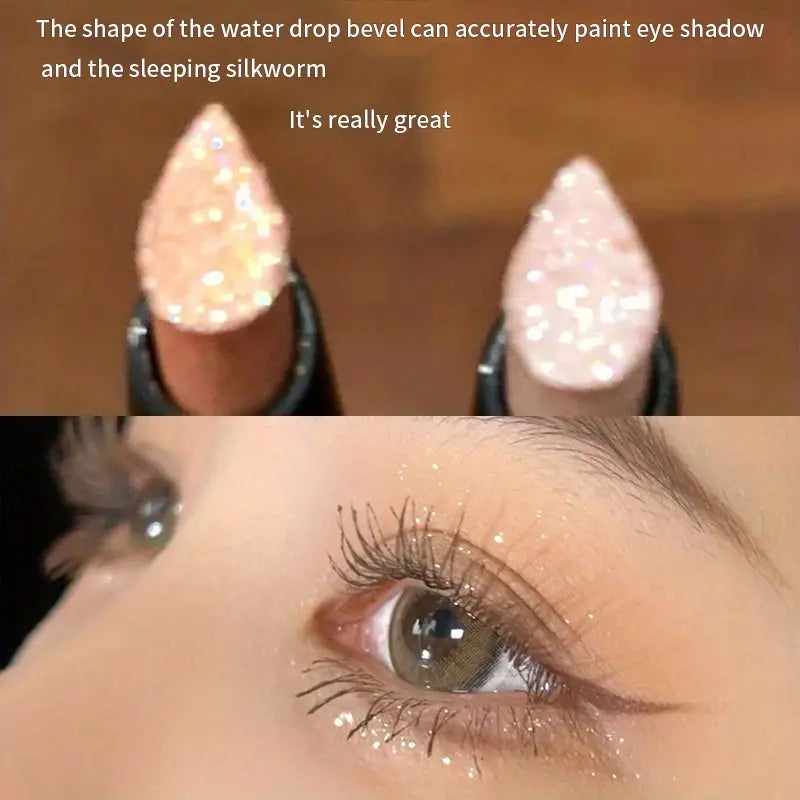 6 colors Sparkling Highlighter Stick - Shimmering Eyeliner Pen for Brightening and Enhancing Eyes