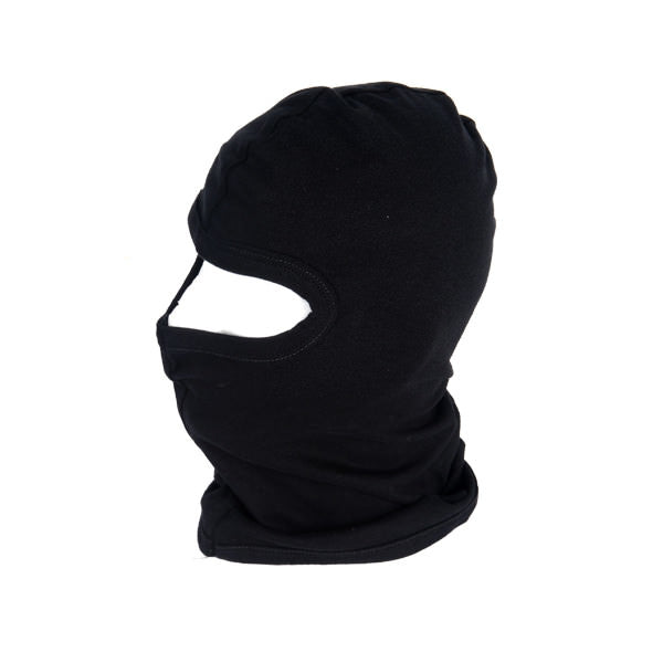 Full Face Swat Balaclava 1 Hole Airsoft Paintball Police Ski Mask Black