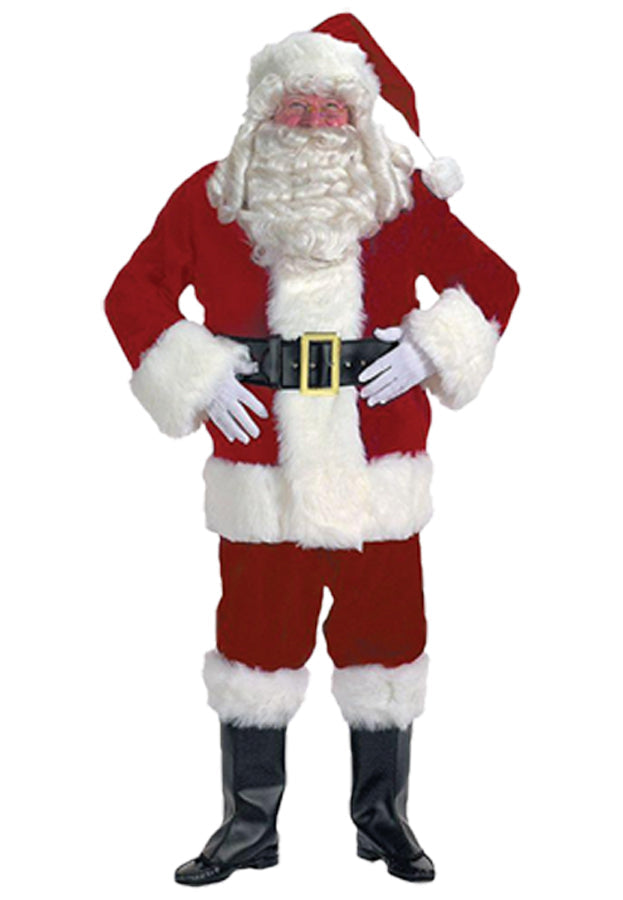 Men's Santa Suit Deluxe Velvet