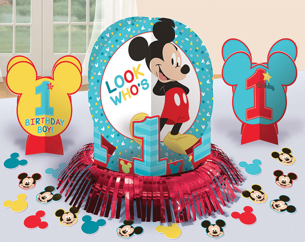 Mickey 1st Birthday Table Decor Kit