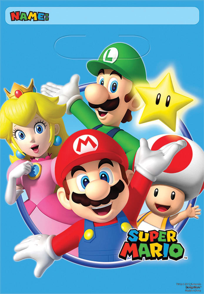 Super Mario Loot Bags - Pack of 8