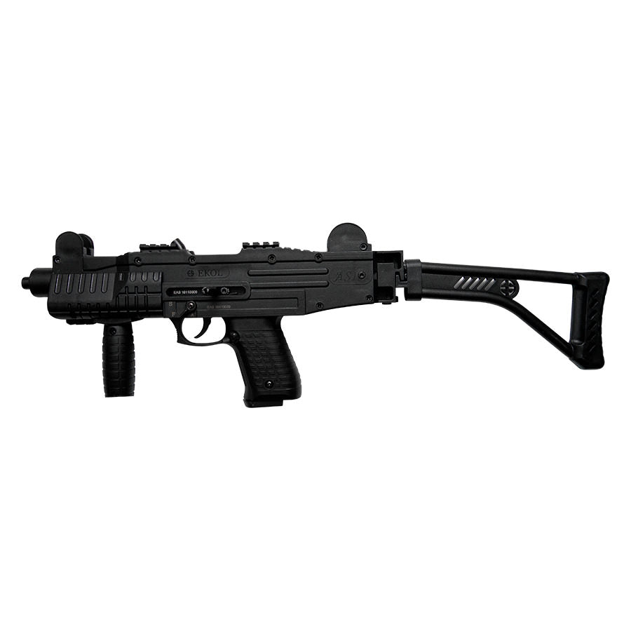 ASI - UZI Fully Automatic Blank Firing Machine Gun With Folding Stock
