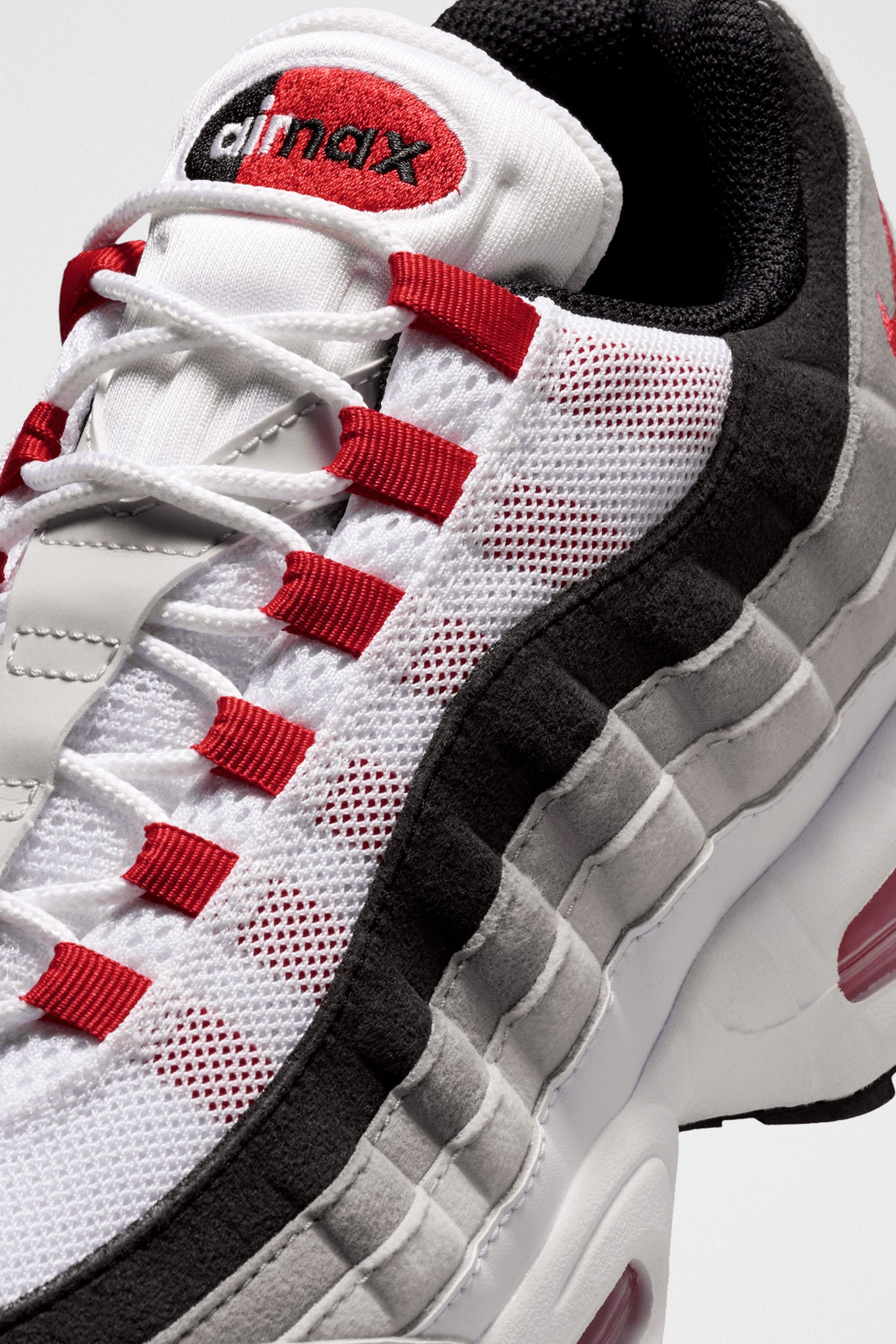 Nike Air Max 95 Premium White / Comet Red