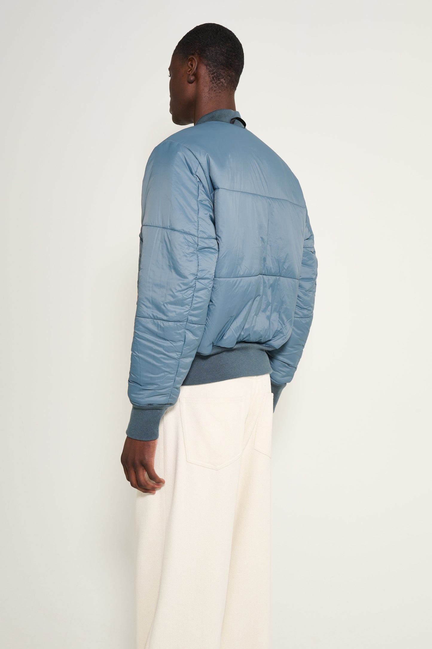 Alpha Industries MA-1 Base Flight Jacket Denim Blue