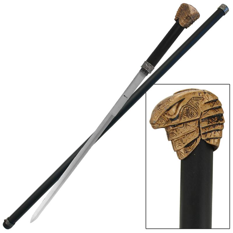 Ancient Cobra Walking Sword Cane Staff