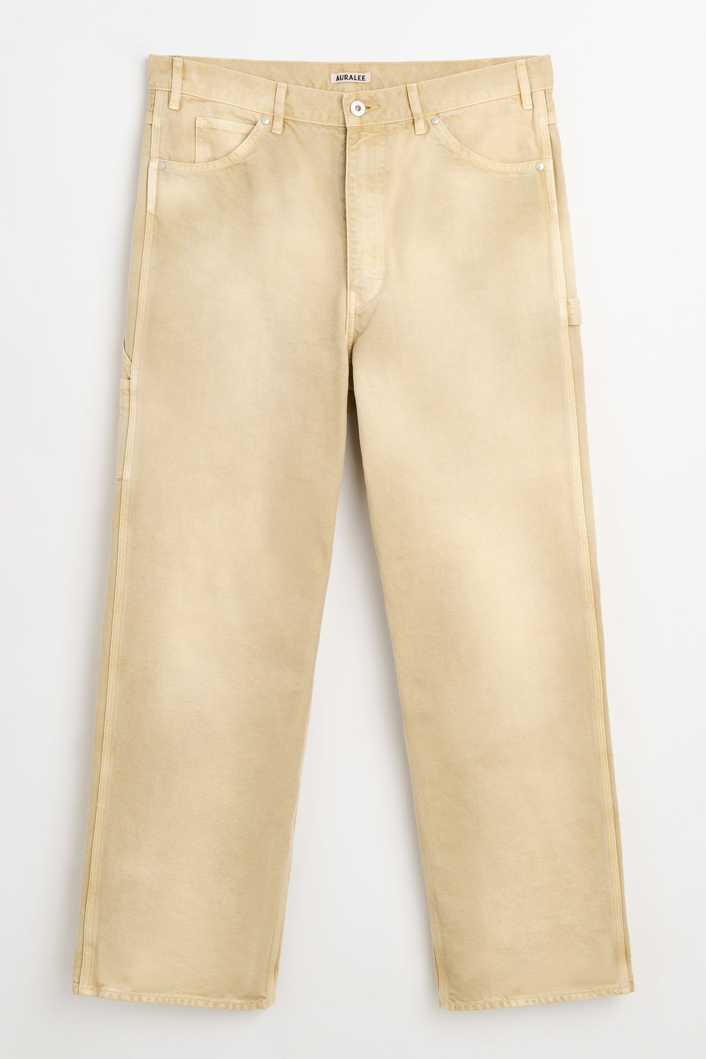 Auralee Organic Cotton Duck Pants Light Beige