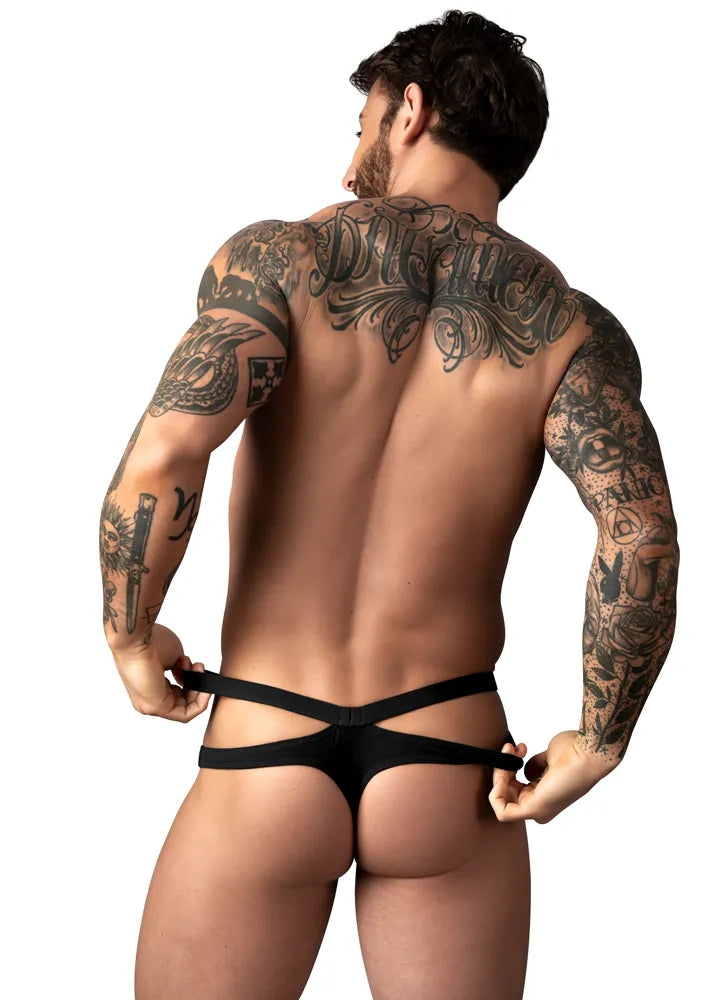 Eco Cozy Cutout Thong – Eco-Friendly Lingerie Bottoms US Sizes 36-42