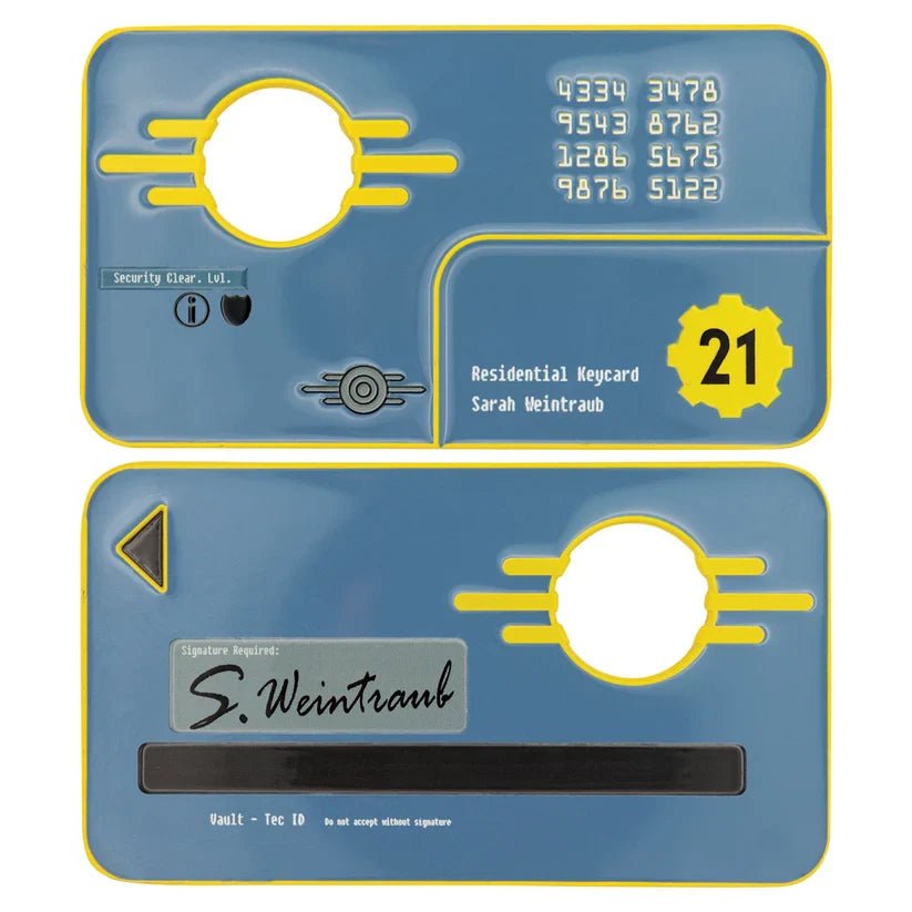 Fallout: New Vegas Vault 21 Security Keycard Replica