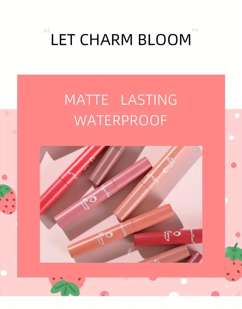 3pcs colors Light weight Softness Velvet Matte Lipstick set - Long Lasting, Non-Stick