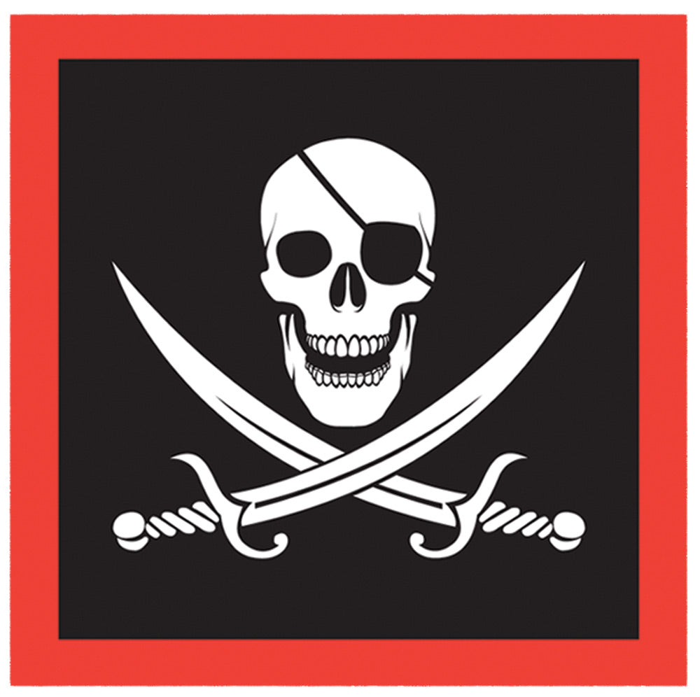 Pirate Napkins - Pack of 16