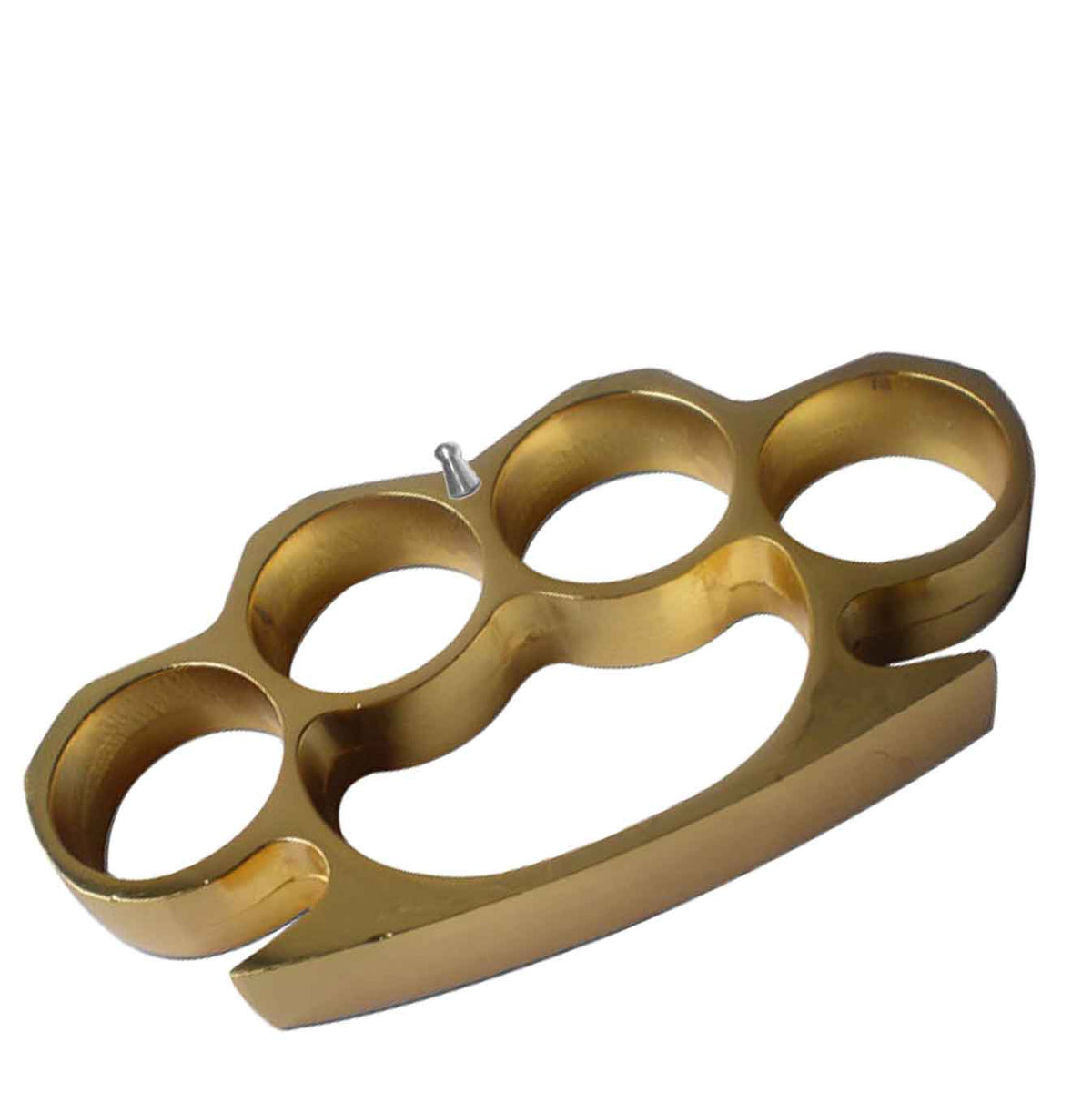 Self Defense Gold Metal Buckle Knuckles, Paperweight - TOPHATTER'S ARMORY DEALS