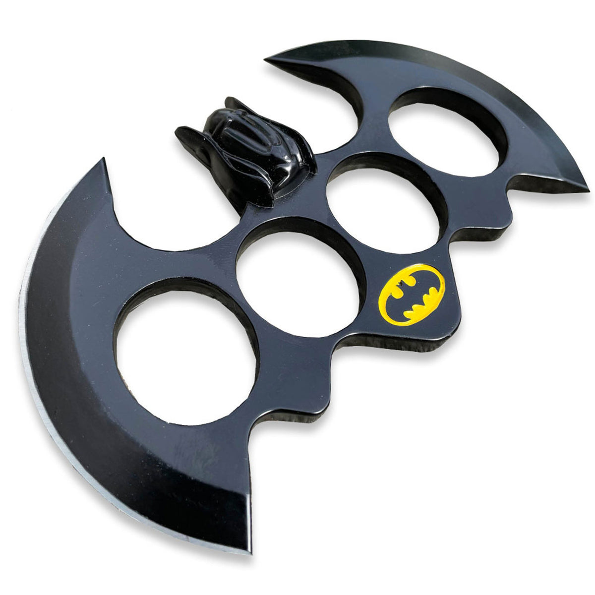 Self Defense Bat Metal Knuckles, Black Throwing Knife - TOPHATTER'S ARMORY DEALS