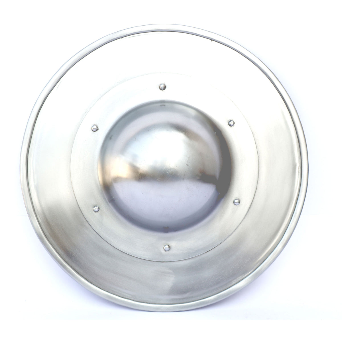 Infantry Battle Ready Polished Buckler Shield - 12 Inch Diameter - TOPHATTER'S ARMORY DEALS
