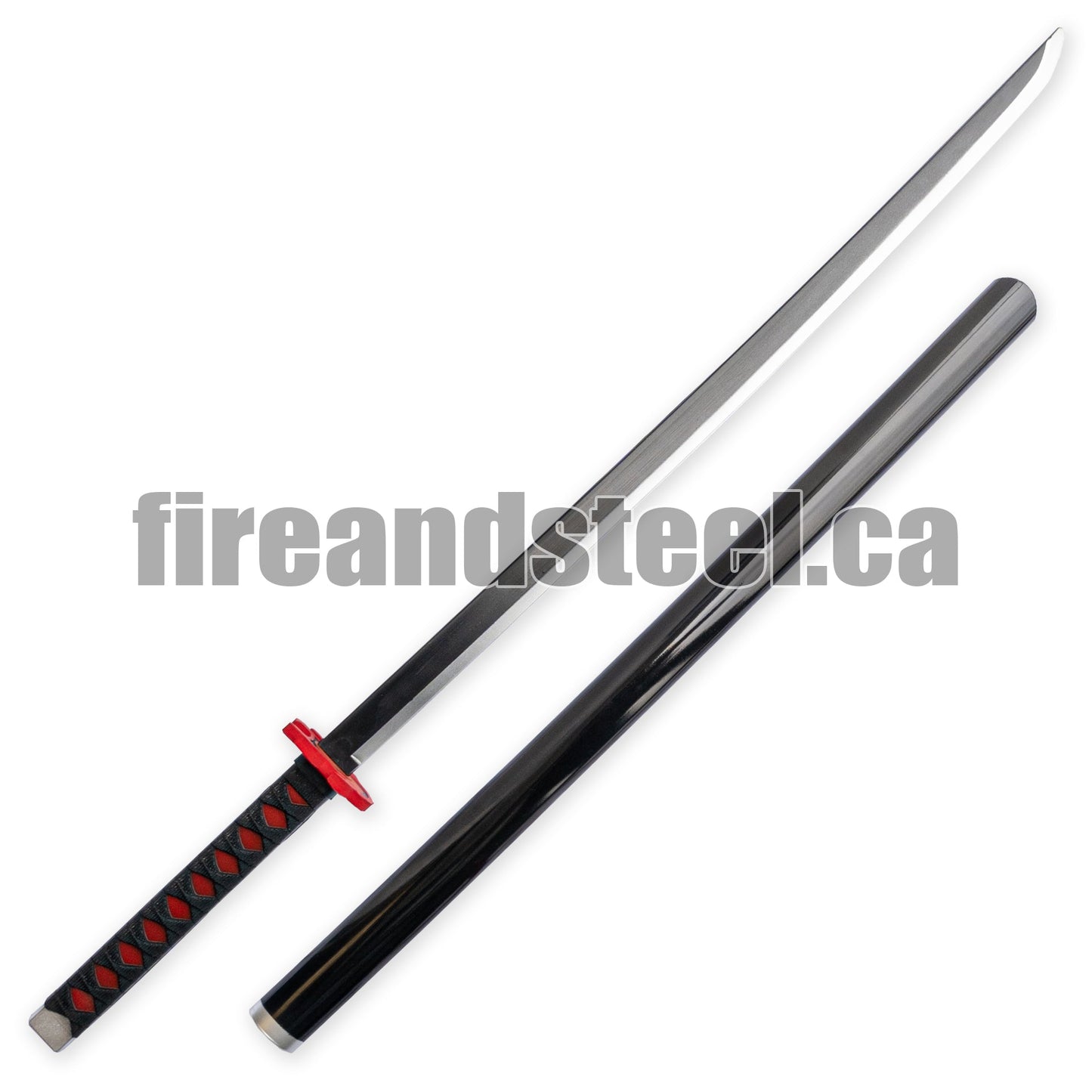 Tanjiro Kamado's Black Nichirin Katana 2.0 (High Density Foam)