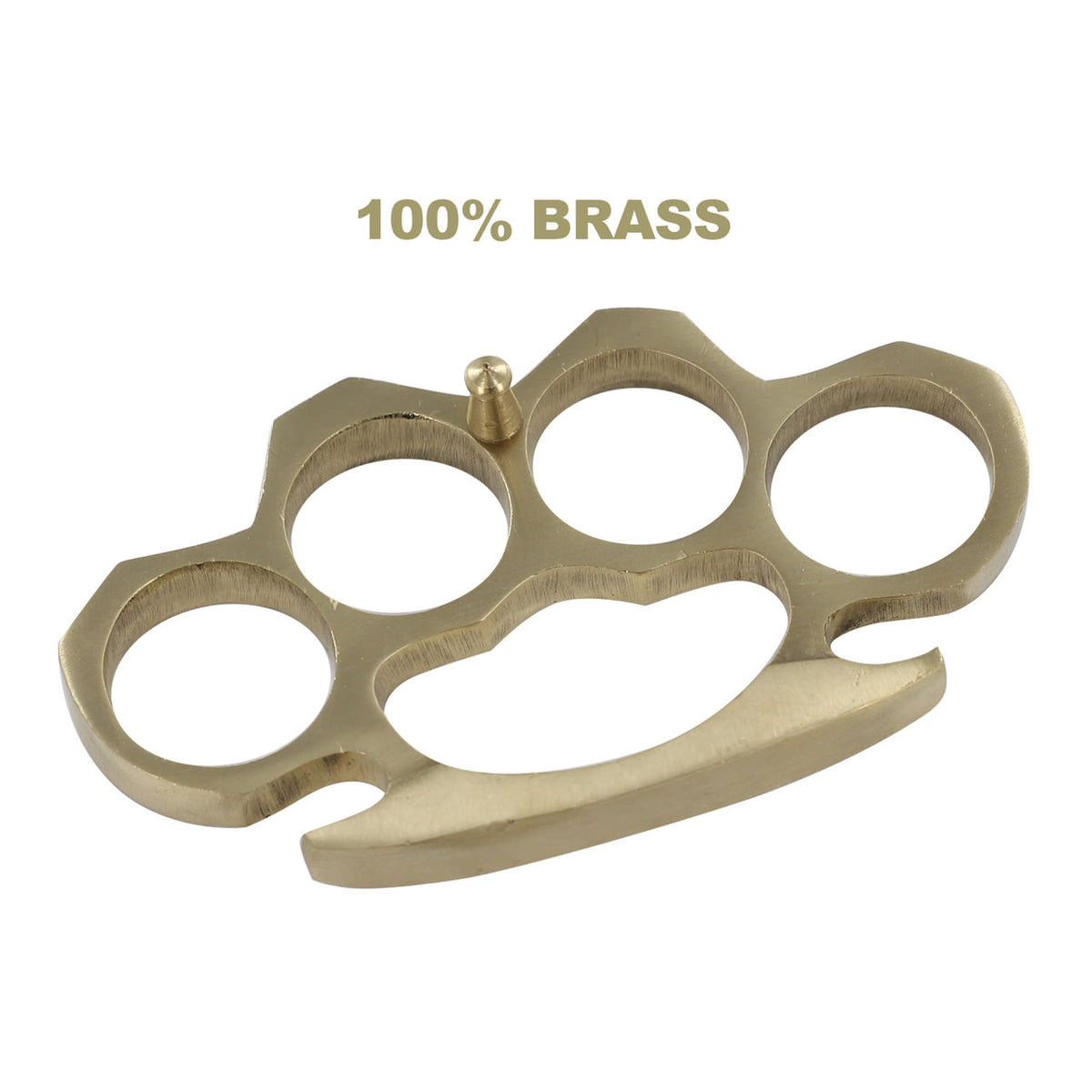 100% Pure Brass Novelty Knuckle Buckle - TOPHATTER'S ARMORY DEALS