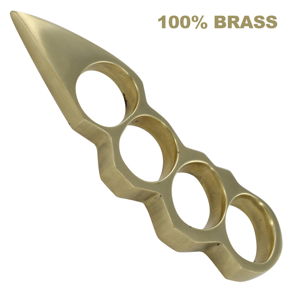 Solid Brass Knuckleduster Novelty Paper Weight Accessory - TOPHATTER'S ARMORY DEALS