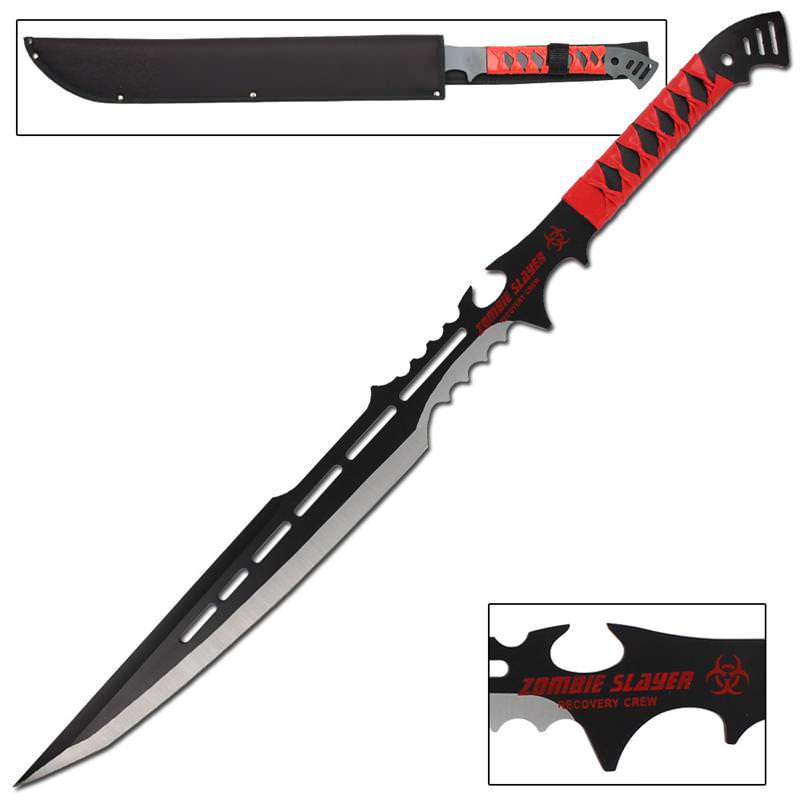 Bio-Terror Zombie Slayer Recovery Crew Sword - TOPHATTER'S ARMORY DEALS