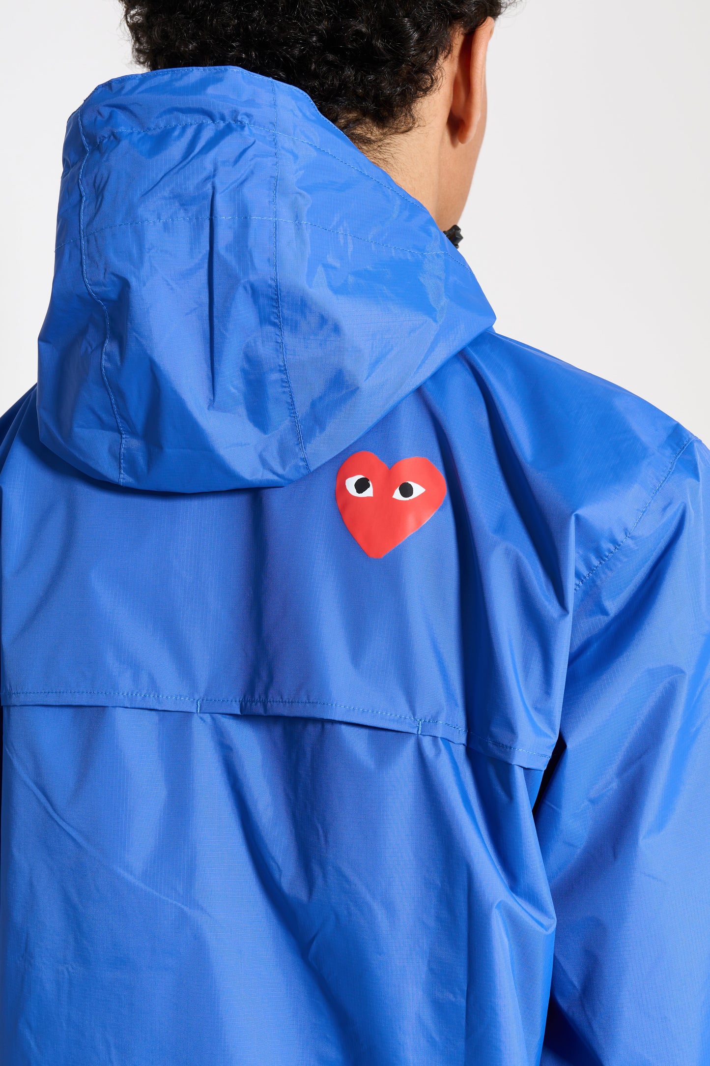 Comme des Garçons Play x K-Way Leon Half Zip Jacket Blue